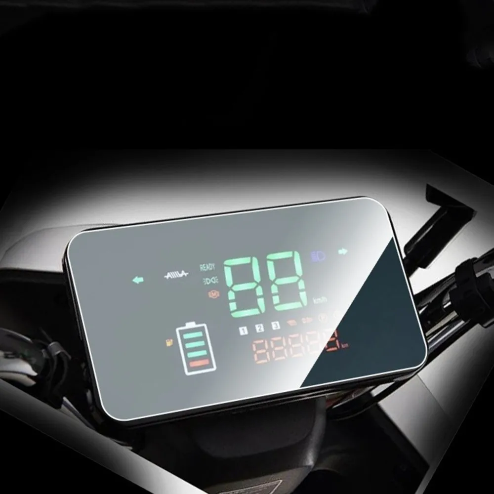 Plastic Electric Vehicle LED Display 48V 60V 72V Multi-Voltage Speedometer Screen Digital Waterproof Instrument Control Panel