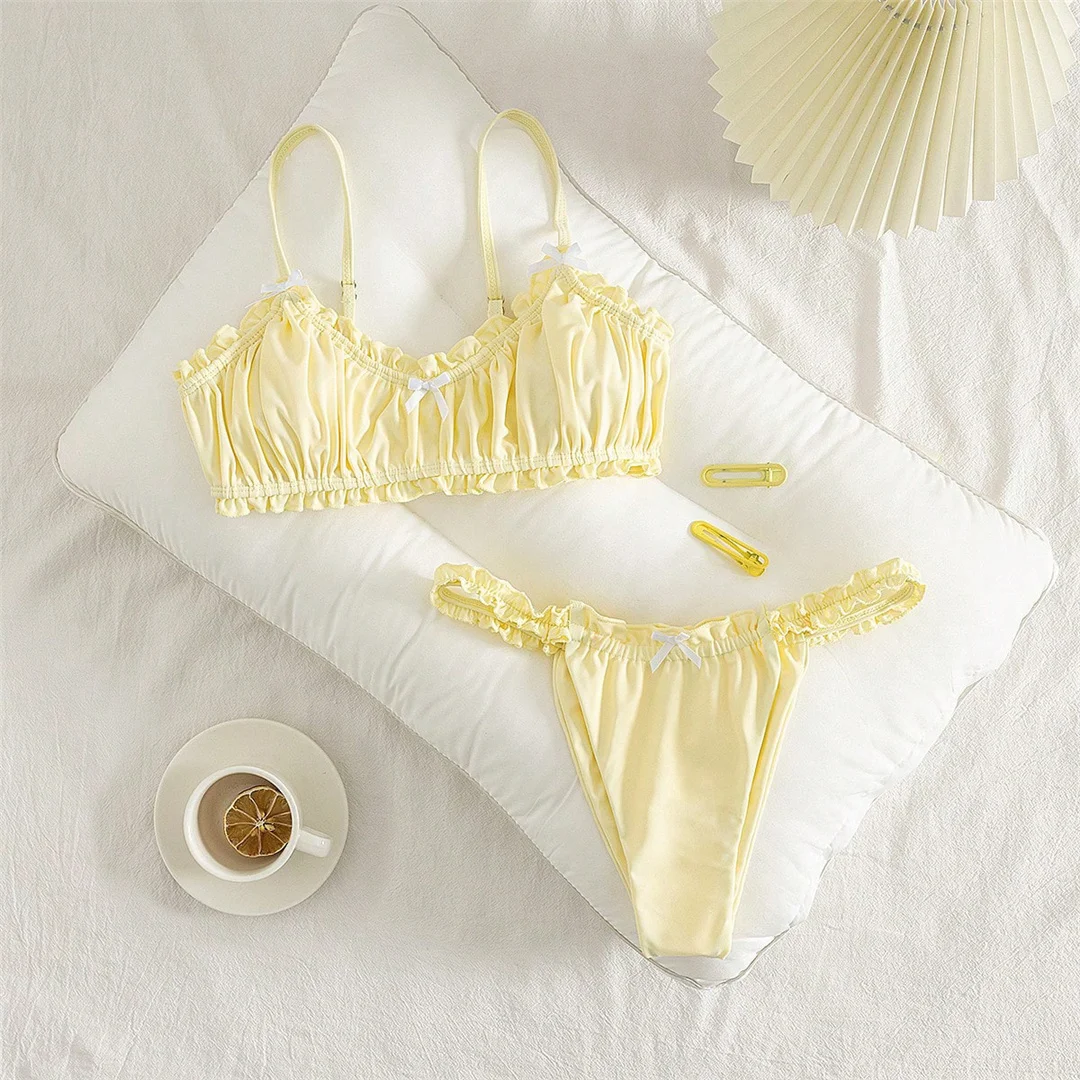 S - XL, geraffter Bikini mit hohem Beinausschnitt, Damen-Badebekleidung, zweiteiliges Bikini-Set, gepolsterter Badeanzug, Badebekleidung, Modell V7737. – Detail 7