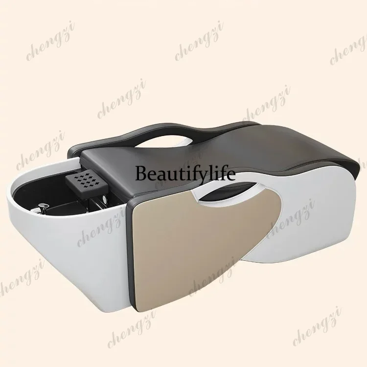 C178Electric Shampoo Massage Bed Professional Luxury Hair Treatment Bed Barber Shop Multifunctional Special Rinse Bed