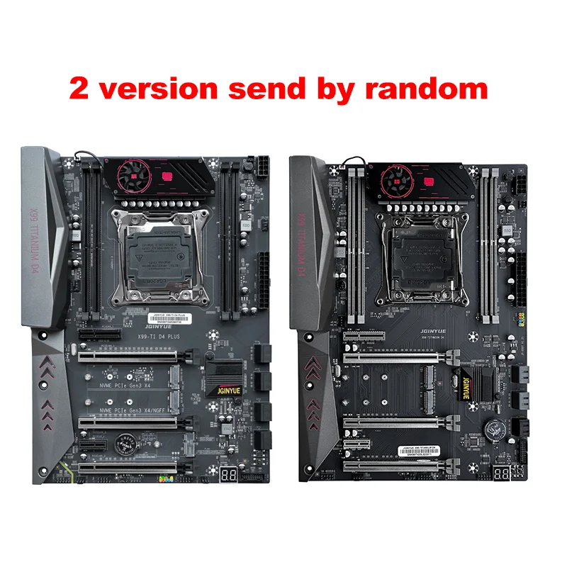 JGINYUE-ATX x99 d4 plusマザーボード,Intel lga 2011-3,e5,v3,v4 cpu,ddr4 2133, 2400, 2666mhz,128gb,m.2 nvme,sata,usb 3.0サーバー
