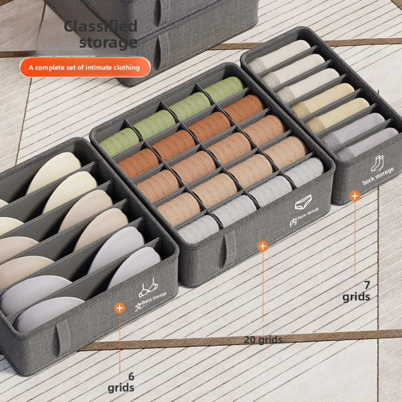 Intimates storage box cationic intimates pants storage drawer-type multi-functional compartment box for home socks storage