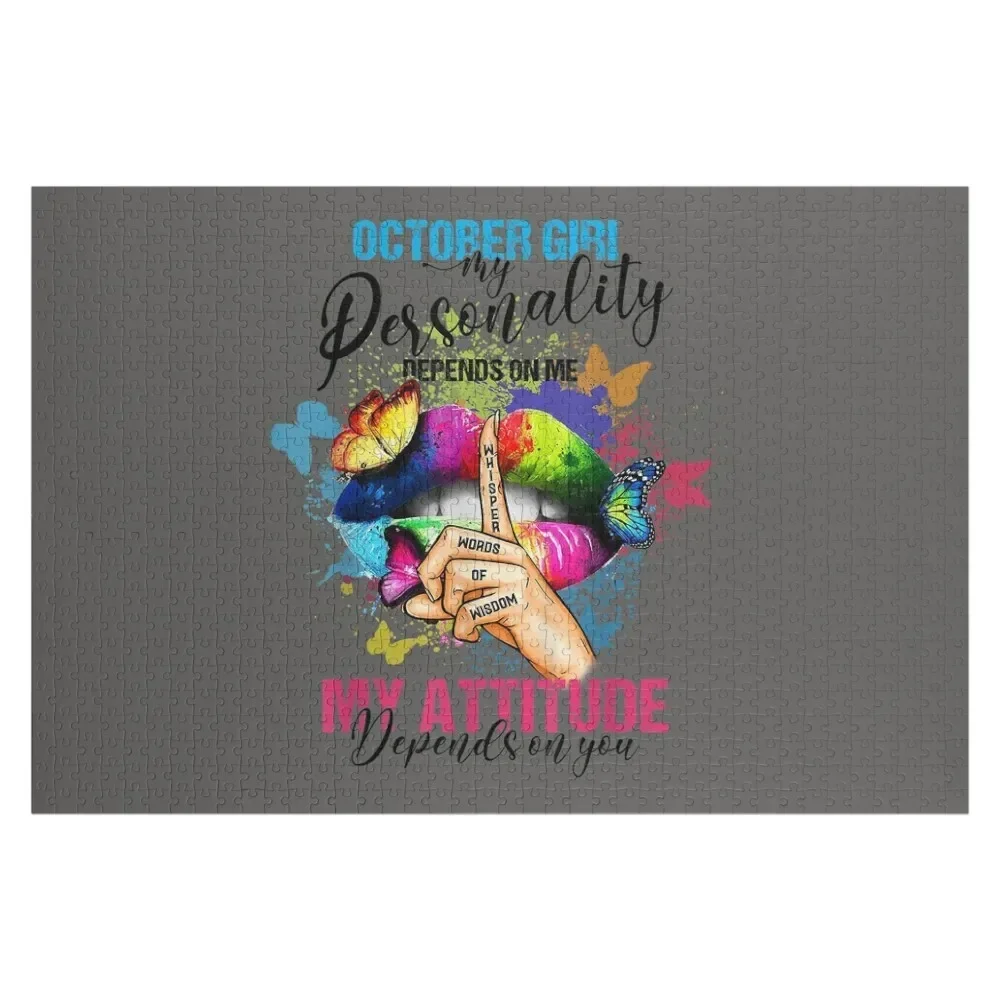 

On You Colorful Sexy Lip Jigsaw Puzzle Custom Wood Personalize Animal Personalized Gift Ideas Puzzle