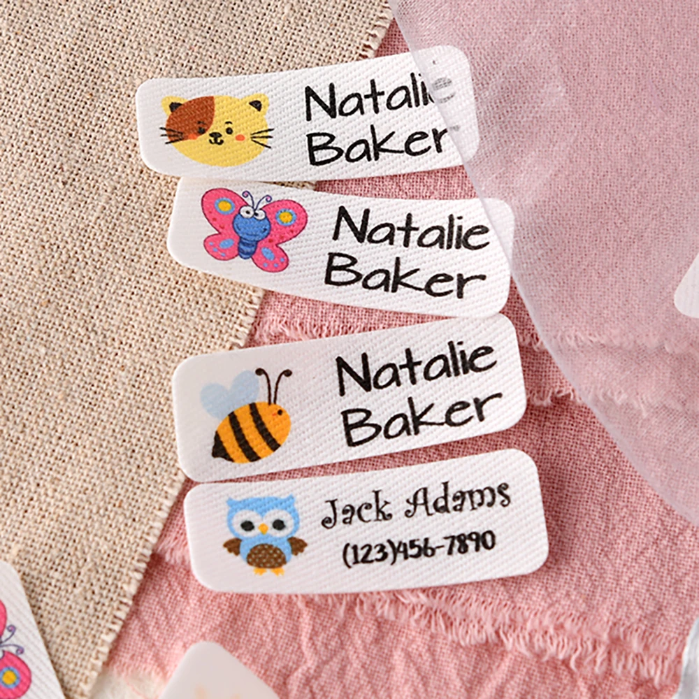 Sewing Labels - 84PCS Custom Iron on Cotton Labels