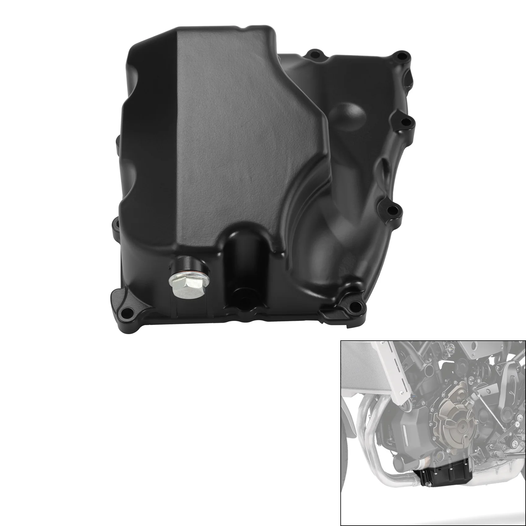 Oil Pan Strainer Cover Assy Fit For Yamaha MT07 2014-2020 FZ07 2015-2017 XSR700 2016-2024 Tenere 700 XTZ700 2021-2024 Motorcycle view 2
