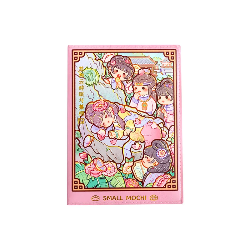 Imagem -05 - Pequeno Mochi pu Notepad Cute Sweet Girls Caixa de Presente Diário Plano Diário Lantejoula Notebook Diário 161 Pcs