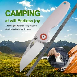 YingQu Folding Knife BP56 Mini Knife Utility Steel Blade Knife Outdoor Camping Cutting Portable High Hardness Hunting Hand Tools