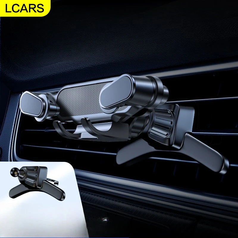 

Lcars Car Phone Holder, Car Air Vent Triangular Bracket, Universal Ball Head Hook-Type Anti-Shake Navigation Support Base