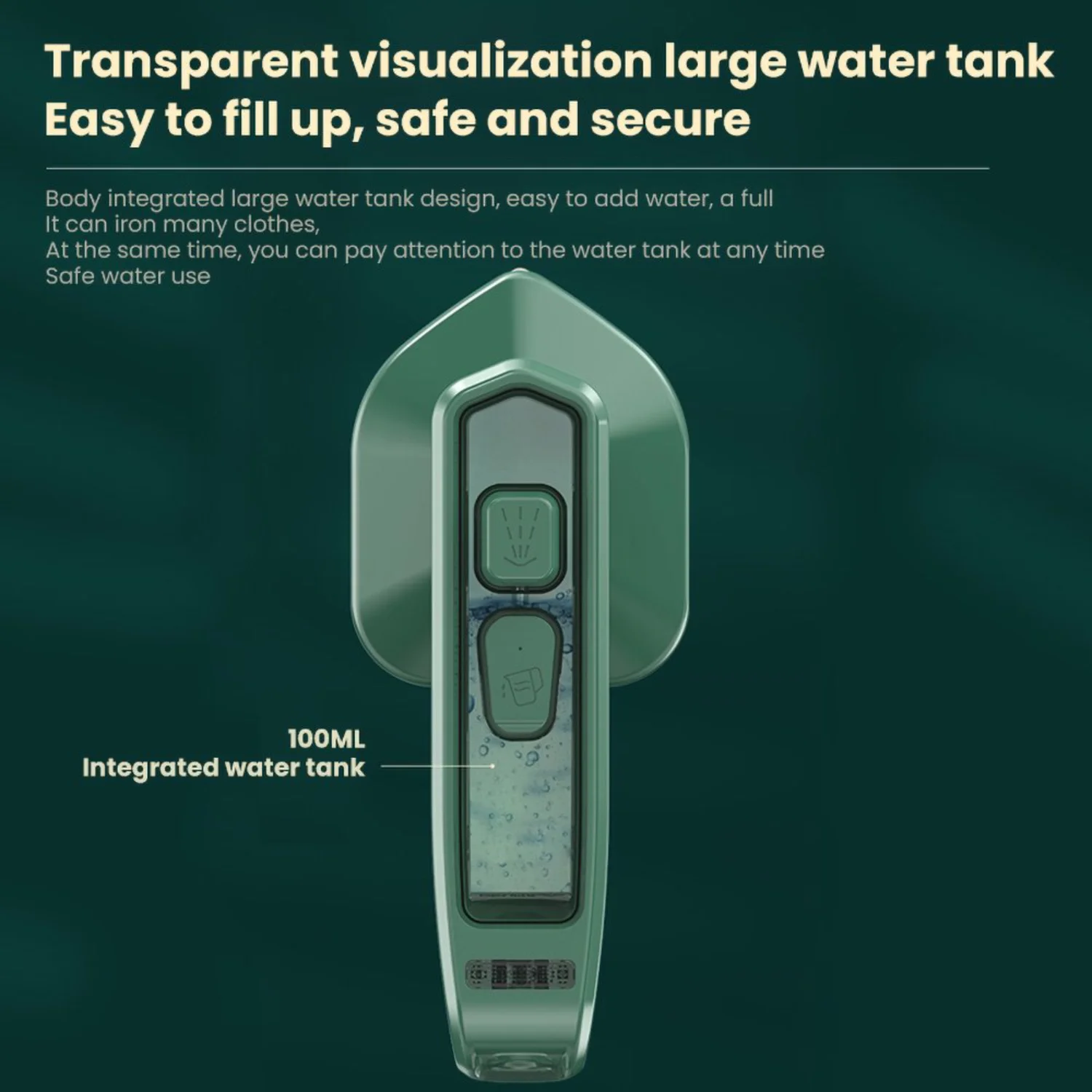 스팀 다리미 휴대용 미니 다림질 기계 가정 여행에 적합한 휴대용 스팀 건식 다리미