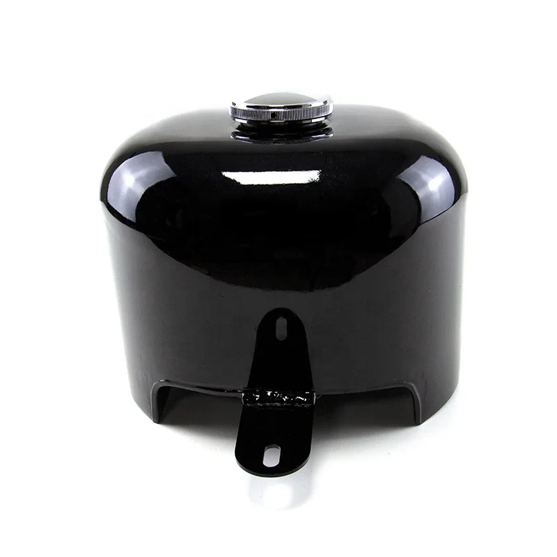 9L Universal Motorcycle  Fuel Tank Oil Box Raw Bare Metal Cafe Racer PEANUT EFI