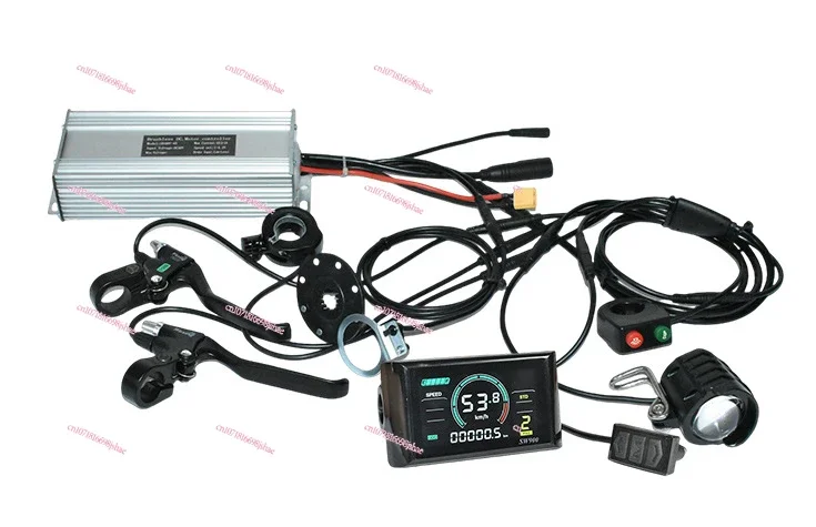 Bicycle To Electric Moped SW900 Instrument with 48V45A Controller 1500w Motor Waterproof