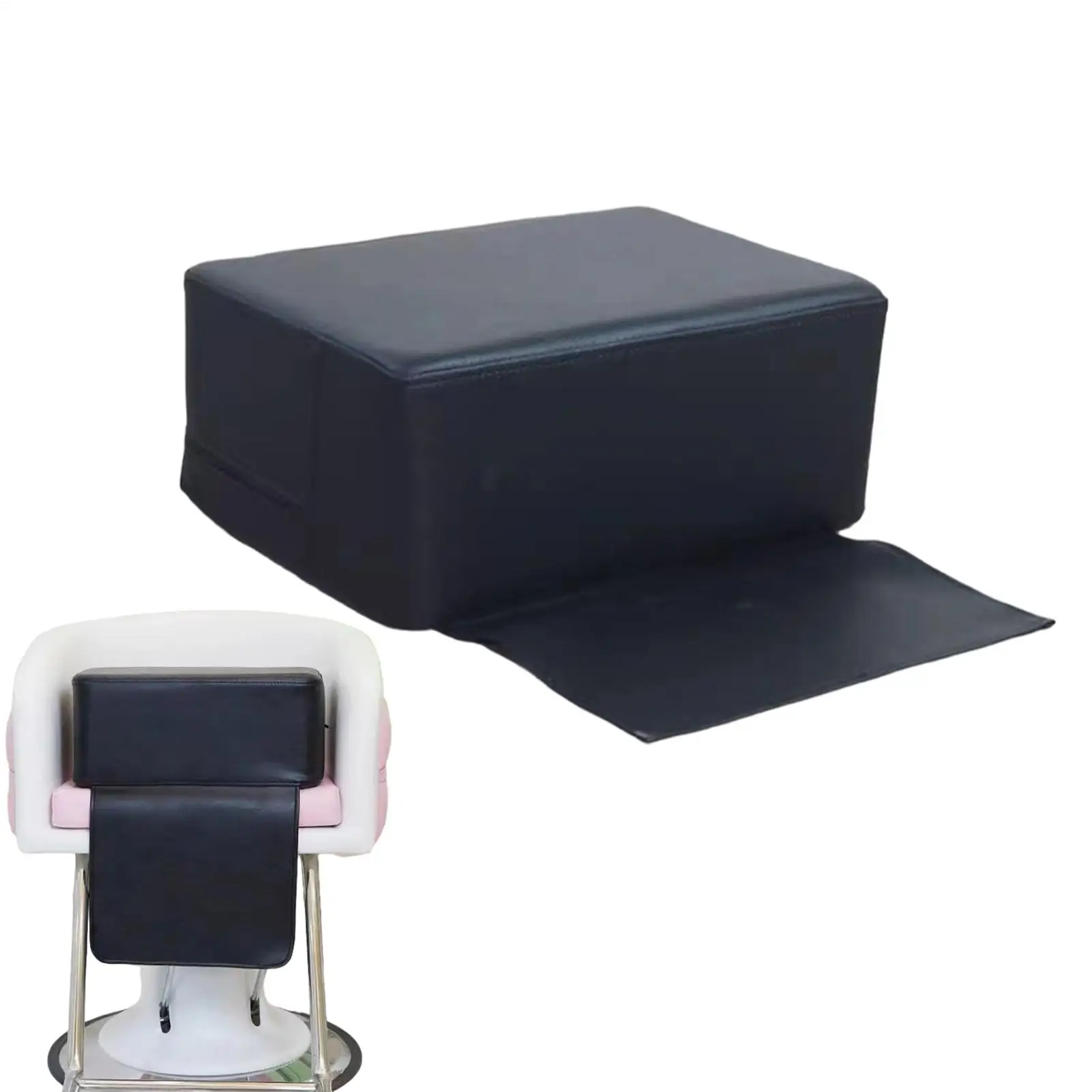 

Детское сиденье для парикмахера из искусственной кожи, салонное детское сиденье для стрижки, подушка для стула, профессиональное детское кресло для укладки волос, сиденье для стрижки волос