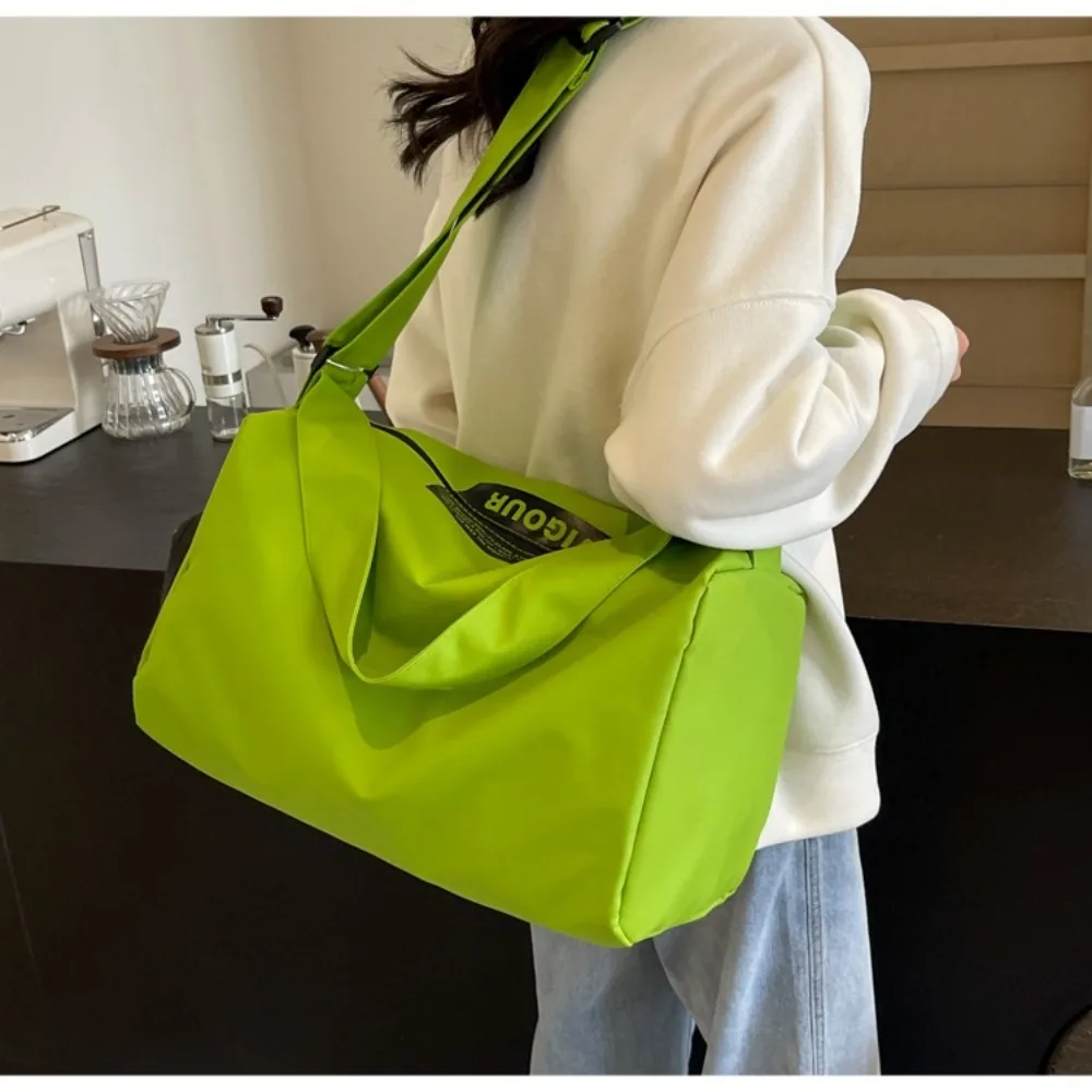 Dry Wet Separated Travel Shoulder Bag Large Capacity Crossbody Sports Fitness Handbag Easy To Carry Shoe Compartment