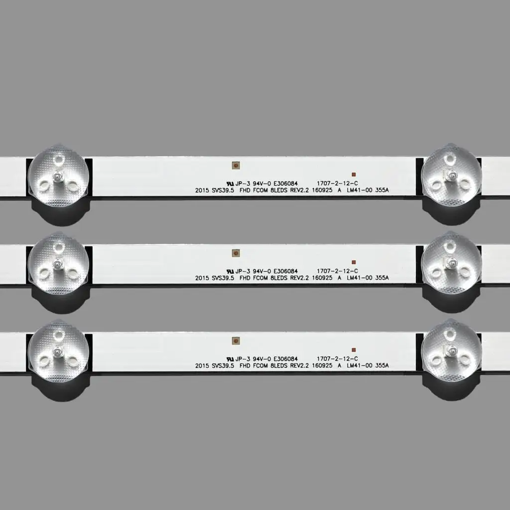 3 pz/lotto striscia di retroilluminazione a LED per muslimate cy-vk055hgav2h UN40J5300AG UE40J5000 UN40J5200 muslimate V5DN-395SM0-R2