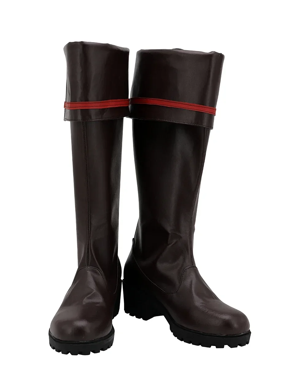 Botas de cosplay D.Gray-man Lavi Rabi, zapatos marrón oscuro, hechos a medida en cualquier tamaño