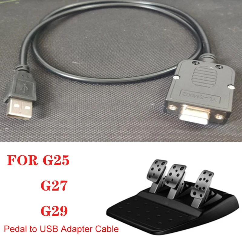 

G29 G27 G25 Pedal to USB Adapter Cable Converter for Logitech G29 G27 G25 pedal DIY Modification Parts MOD