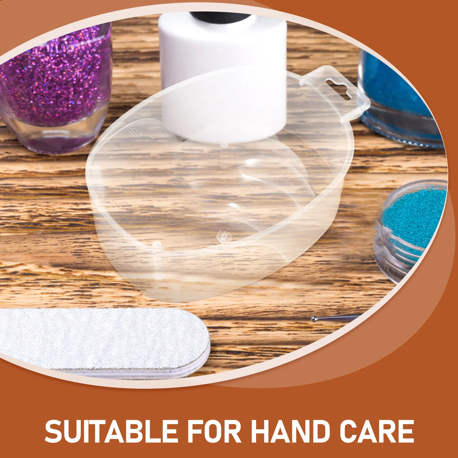 5 قطعة وعاء نقع مانيكير سعة كبيرة وعاء نقع اليد لإزالة الأظافر معالجة المياه الدافئة المنزل لتقوم بها بنفسك لوازم فن الأظافر