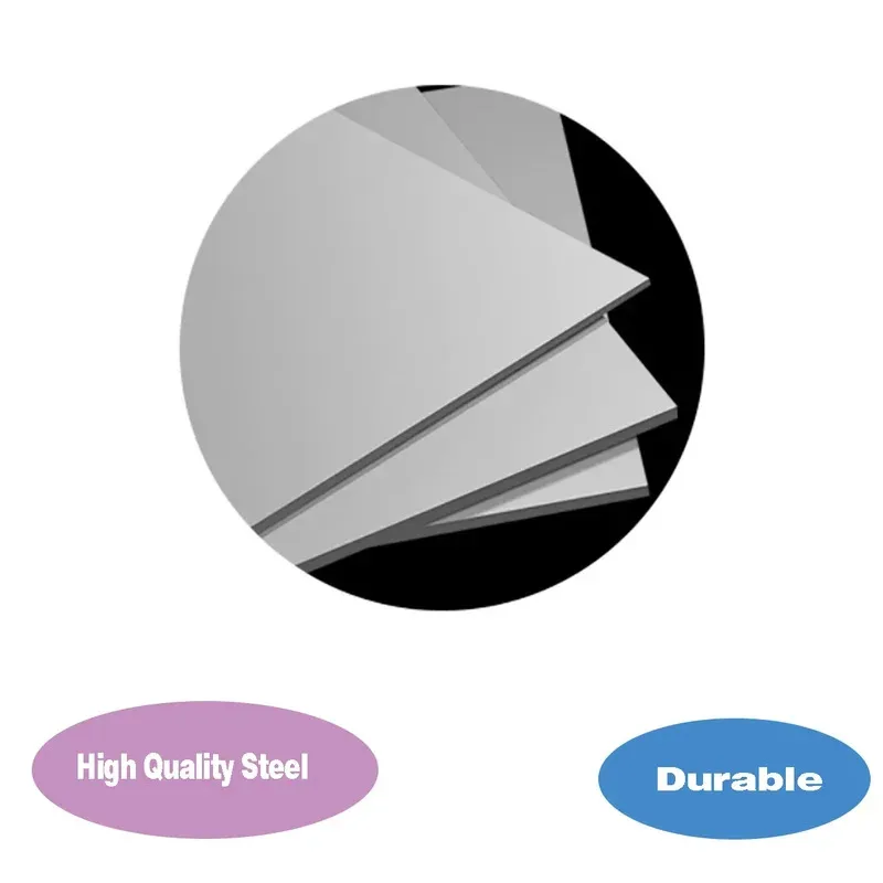 201 Stainless Steel Flat Plate 50x50 to 300x300mm Precision Cut for Kitchenware & Signage Fabrication