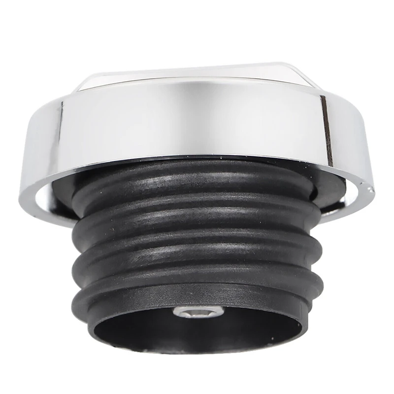 Chrome Vented Gas Cap Fuel Tank Cover For  Touring Electra Glide Fat Boy Replacement Accessories image 4