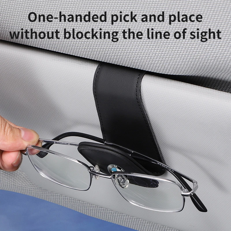 Car Glasses Clip Sunglasses Ticket ID Holder For BMW 1 2 3 4 5 7 Series X1 X3 X4 X5 X6 X7 F10 F15 F16 F20 F30 F18 F25 E36 E90