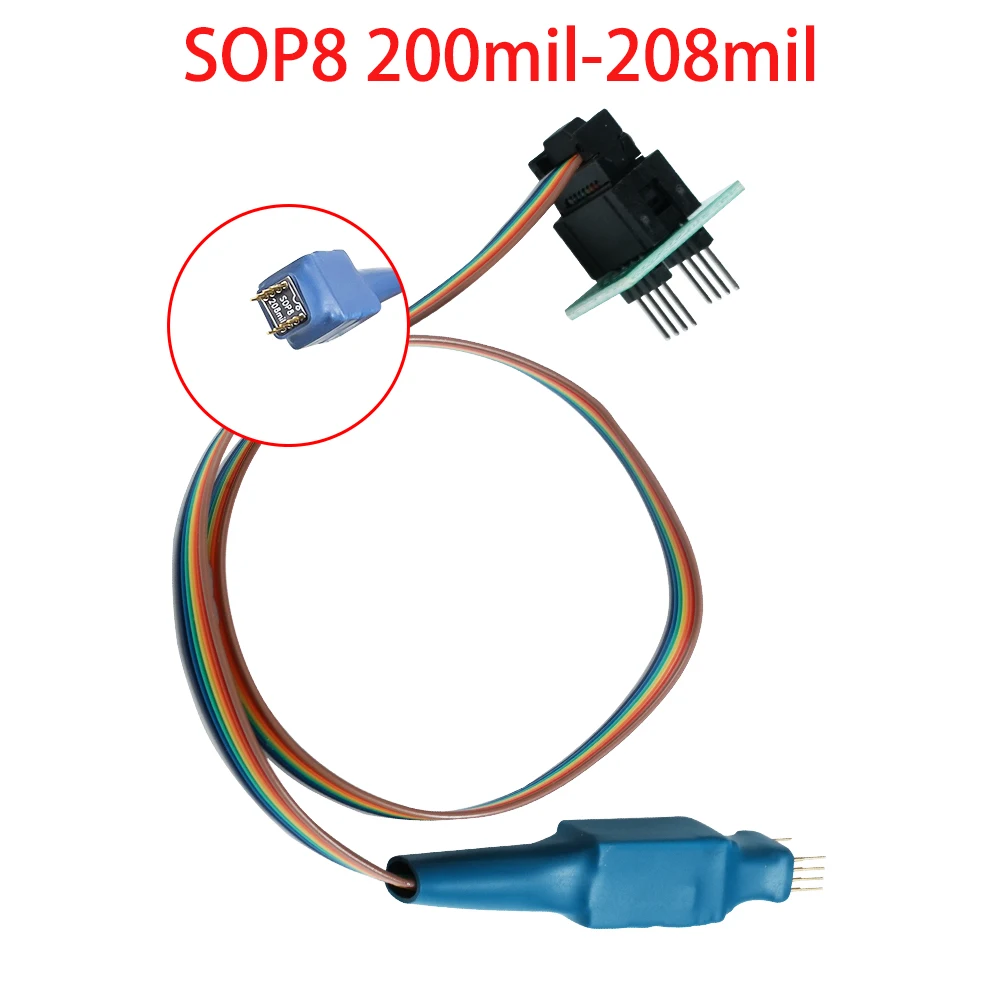 DFN8 QFN8 WSON8 to dip8 Chip EEPROM 93CXX/25CXX/24CXX circuit programming 6x8 6X5 programmer adapter Test Probe  TL866 RT809F