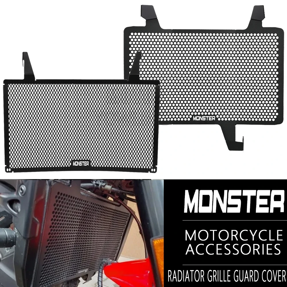

FOR Ducati Monster950 Monster937 2021 2022 2023 2024 Motorcycle Monster 937 950 Radiator Grille Guard Cover Protector aluminium