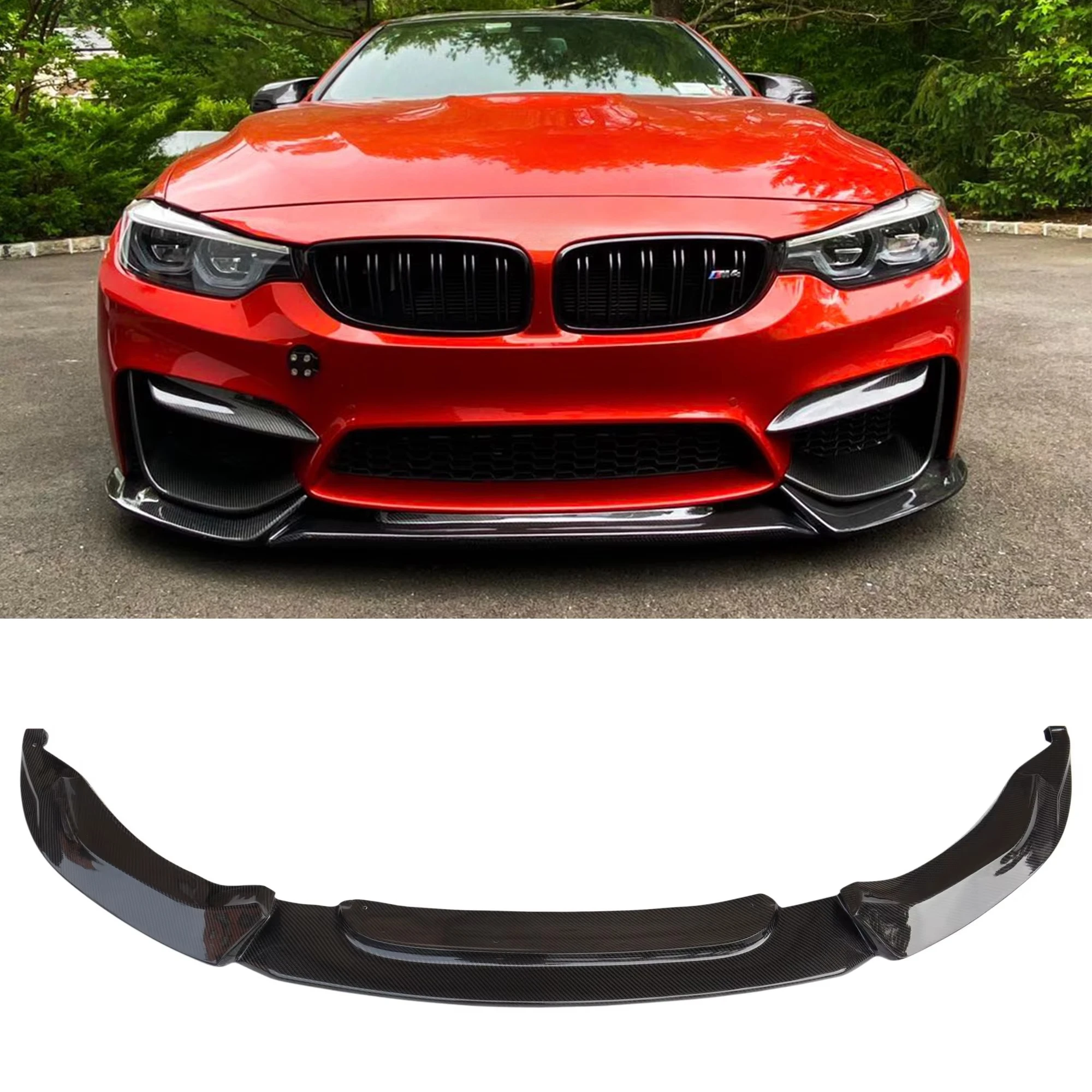 

F80 M3 F82/F83 M4 VRS Style Carbon Fiber Front Lip & Splitter Quality Parts Assurance