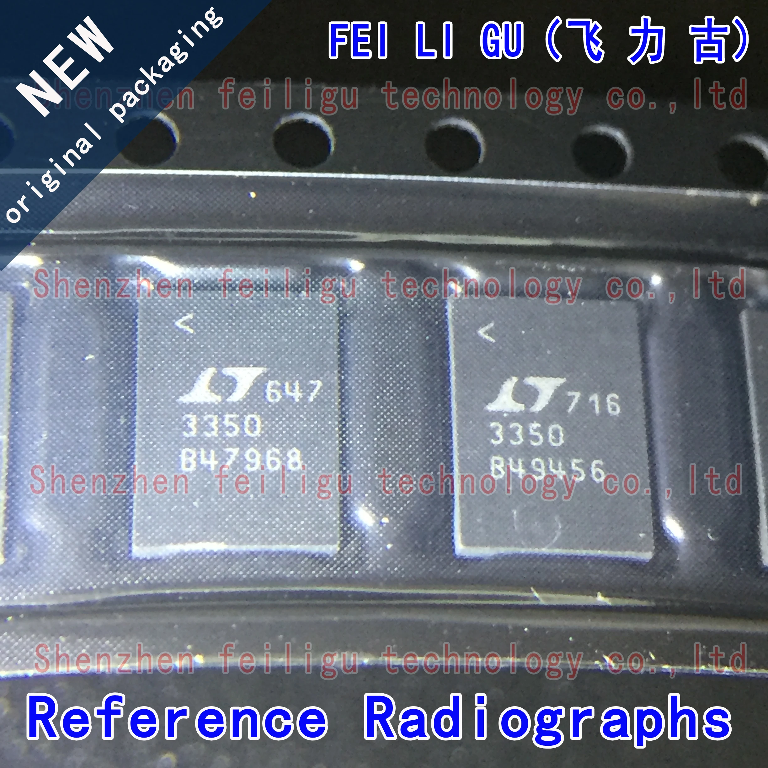 1/10/30Pieces 100% New Original LTC3350IUHF LTC3350 Silkscreen:3350 PackageQFN38 Supercapacitor Backup Controller Chip