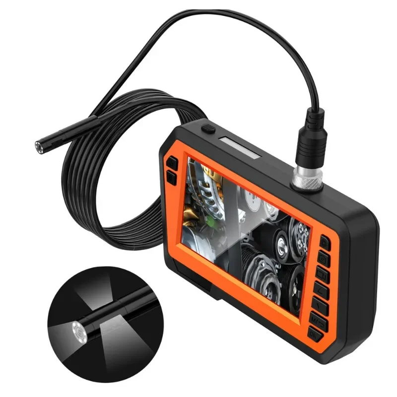 

Endoscope, three-lens three-camera industrial sewer pipe, auto repair inspection engine visual detector