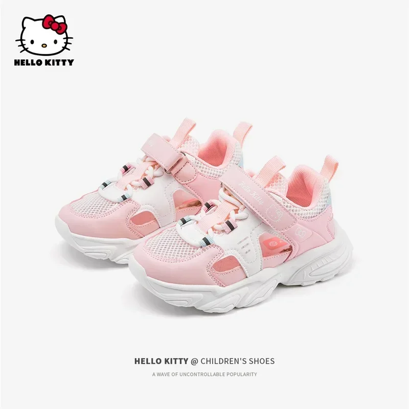 

Sanrio Hello Kitty, повседневные кроссовки на платформе, студенческие белые туфли в стиле Лолиты, детские кроссовки, обувь для скейтборда, Sportschuhe Kinder