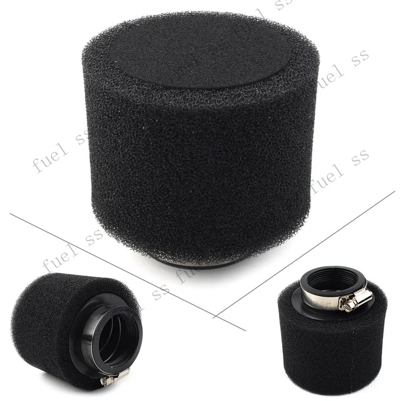 S+  48mm  Foam Air Filter For 150cc-250cc ATV Go Kart Moped Pocket Dirt Bike Black