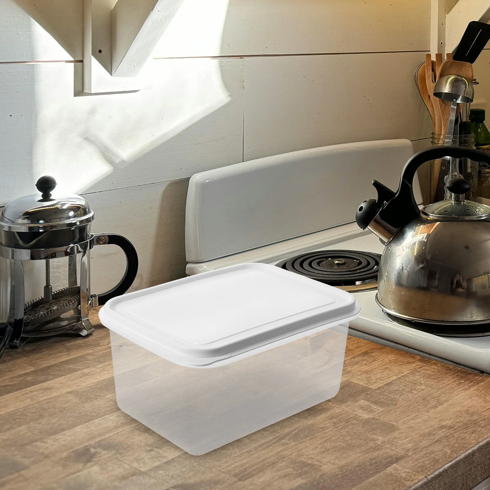 

Dough Proofer 4L Stackable Proofing Box Multifunctional for Ingredients and Seasonings Storage Proofing Box Clear Containers