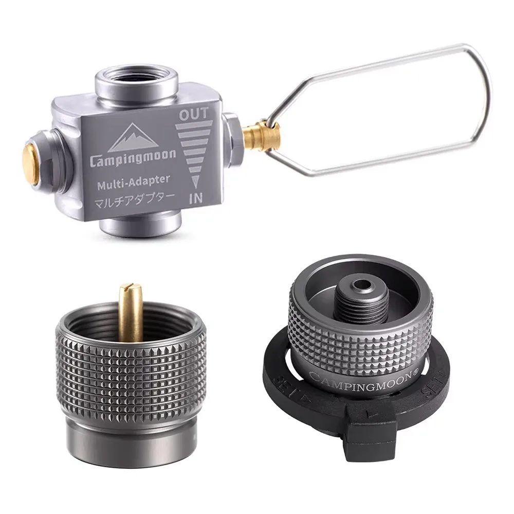 Z15 Gas Stove Adapter Gas Save with Butane Adapter Camping Stove Refill Adapter Butane Converter for Camping Backpacking Hiking