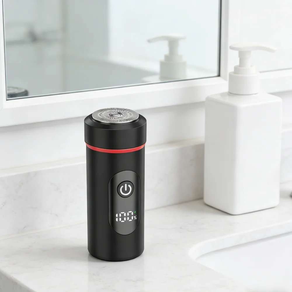 Men's Electric Shaver Is Easy to Disassemble and Clean, with LED Power Display for Easy Carrying image 2