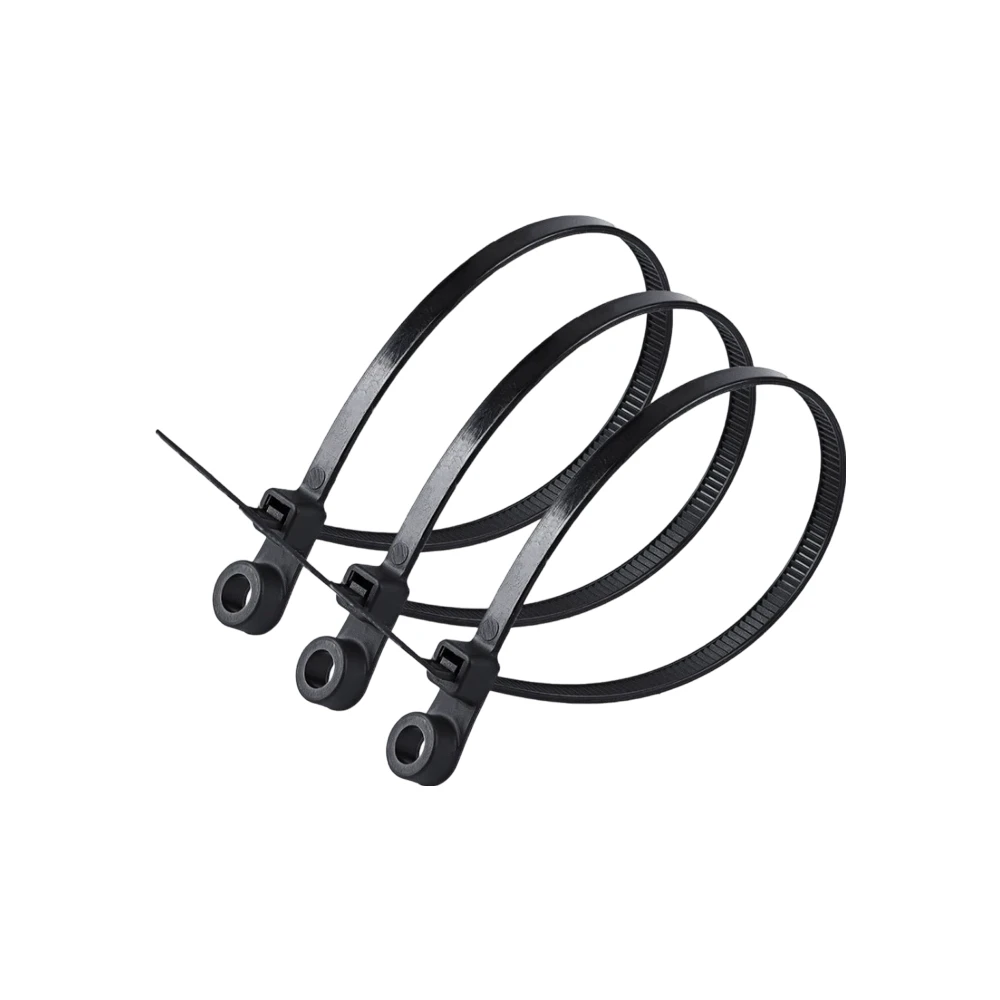 Cable Ties, Cable Lock Rings, Nylon Ties, Threaded Holes, Office Organization, Reusable, Self-Locking Rope Ties, Detachable and