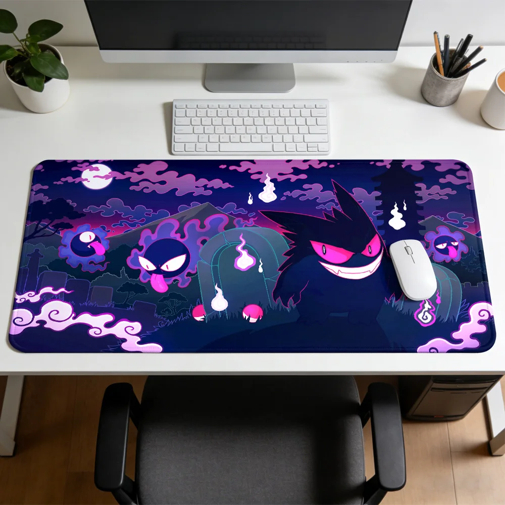 

Увеличенный игровой коврик для мыши BKM-Po-ke-mons, аксессуар для геймеров, большой коврик для мыши, офисный аксессуар, коврик для клавиатуры, коврики для ПК