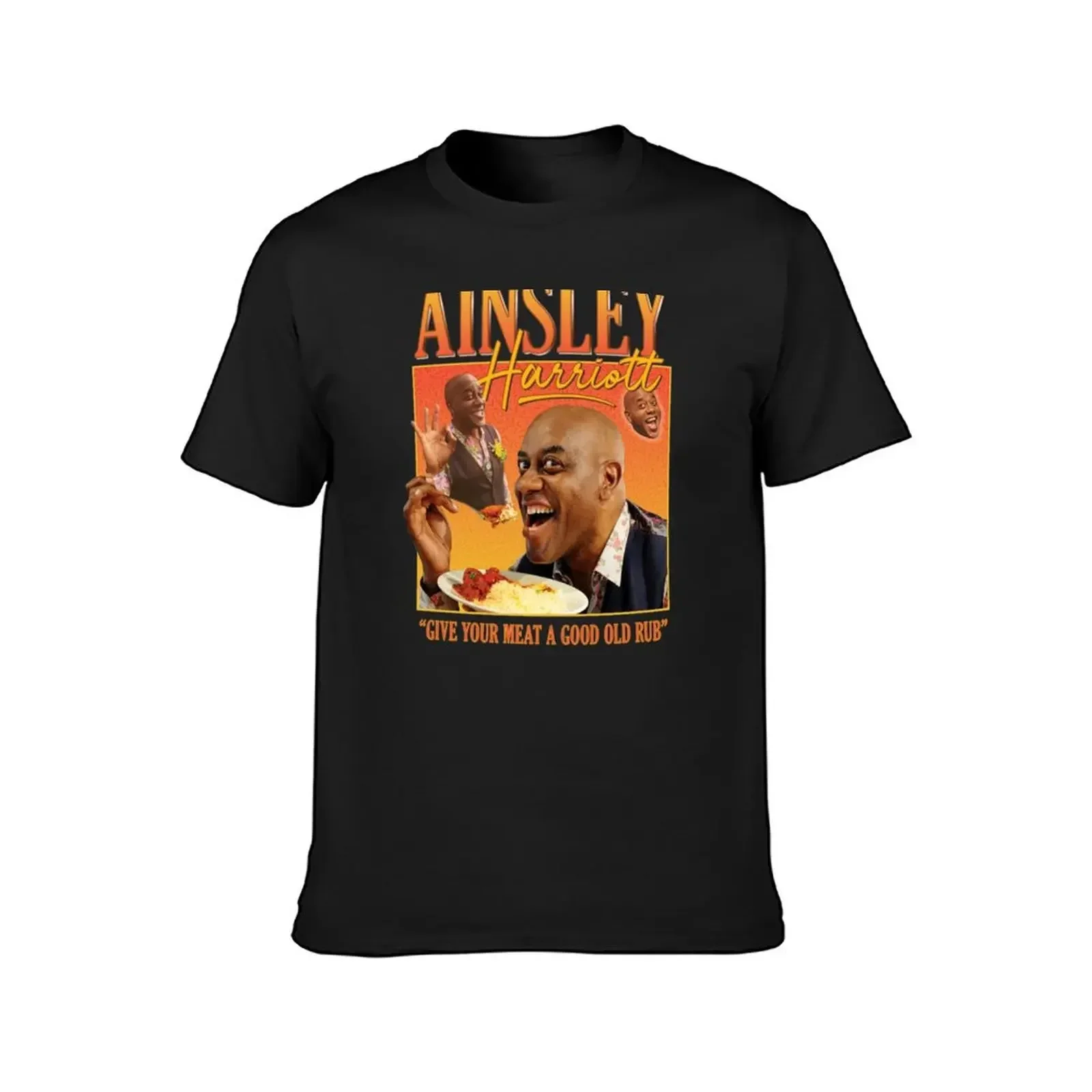 Ainsley Harriott Homage Tee Top Vintage Retro Funny 90s Icon Mens Womens T-Shirt cute tops sweat shirts, men