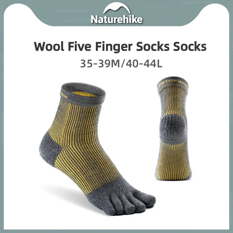 

Naturehike Camping Thickening Wool Five Finger Socks Warm Comfortable Sports Socks Outdoor Hiking Cycling Running Climbing Socks