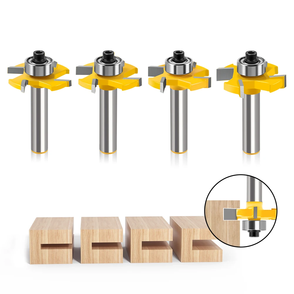 Wood Router 8mm Shank Straight End Mill Trimmer Cleaning Flush Trim Corner Round Cove Box Bits Tool Milling Cutter New