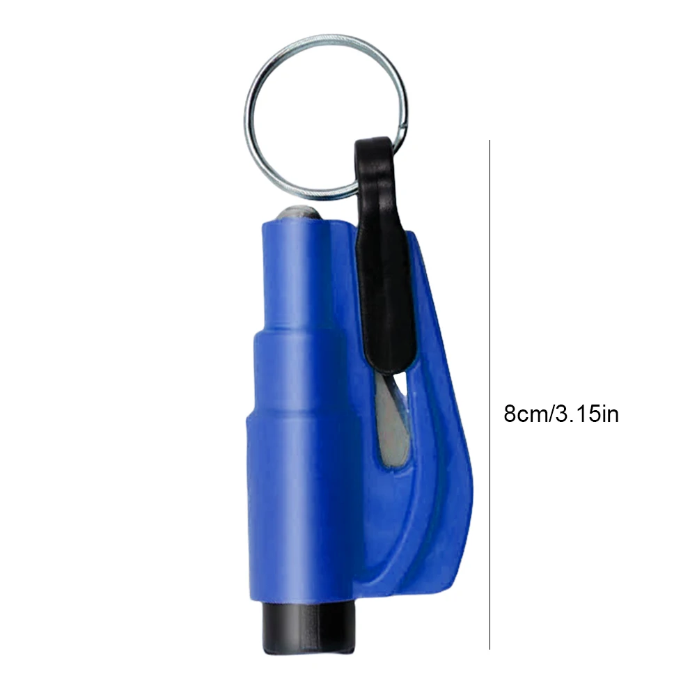 1-5PCS 3-in-1 Car Safety Hammer Window Breaker & Seat Belt Cutter Keychain Mutifunction Emergency Rescue Tool Auto Accessories