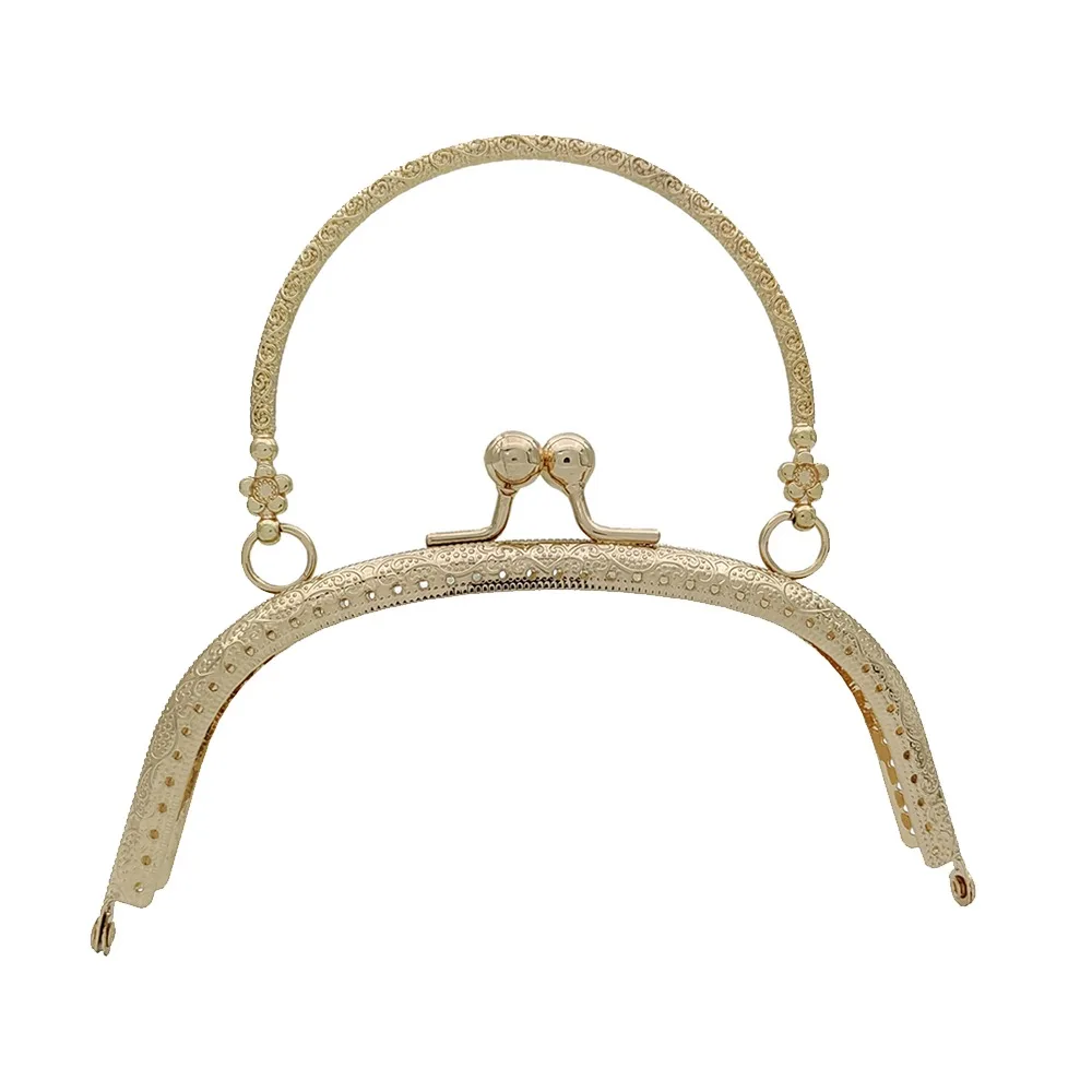 New Metal Purse Frame Kiss Clasp Vintage 16.5CM Bag Kiss Clasp Lock Purse Clasp Frame DIY Craft
