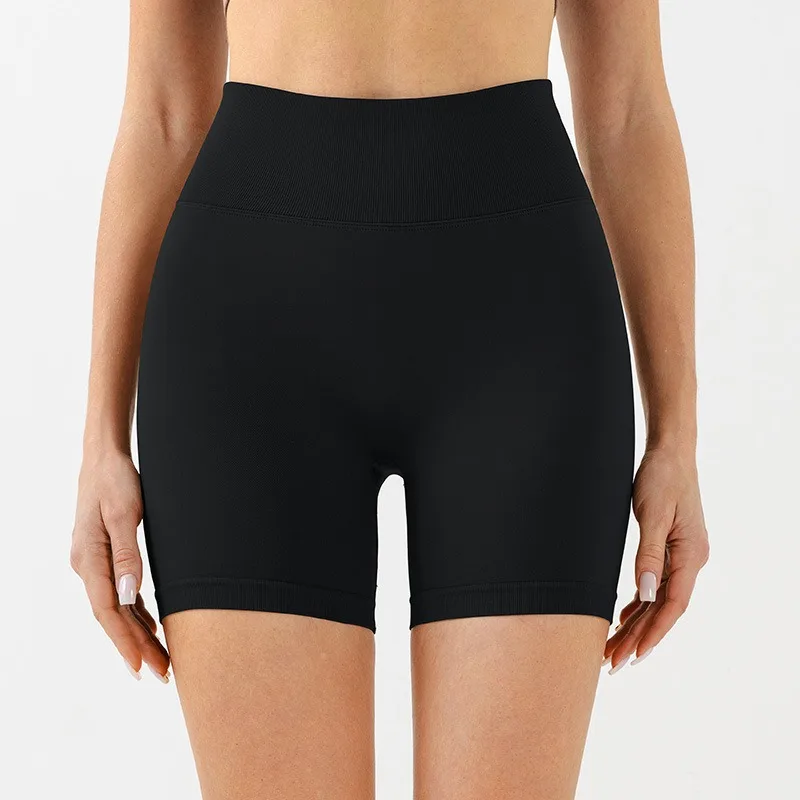 

Women Sports Yoga Shorts High Waist Tightening Slimming Running Speed Drying Peach Hip Yoga Clothing Lifting Tight Pants