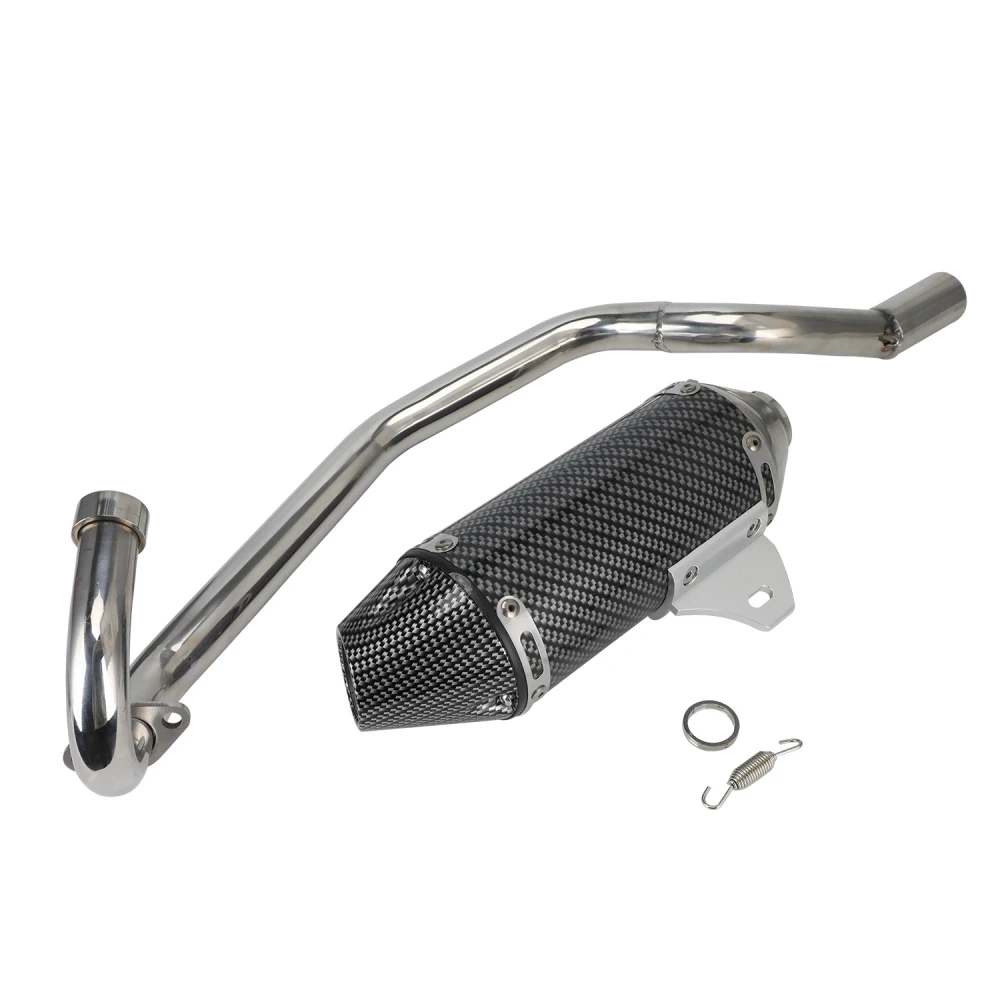 Escape-Pipe Full System Exhaust Pipe Motorcycle Parts For Kawasaki KLX110 KLX 110 KLX110L KLX 110L 2012 2013 2014-2024 Aluminum