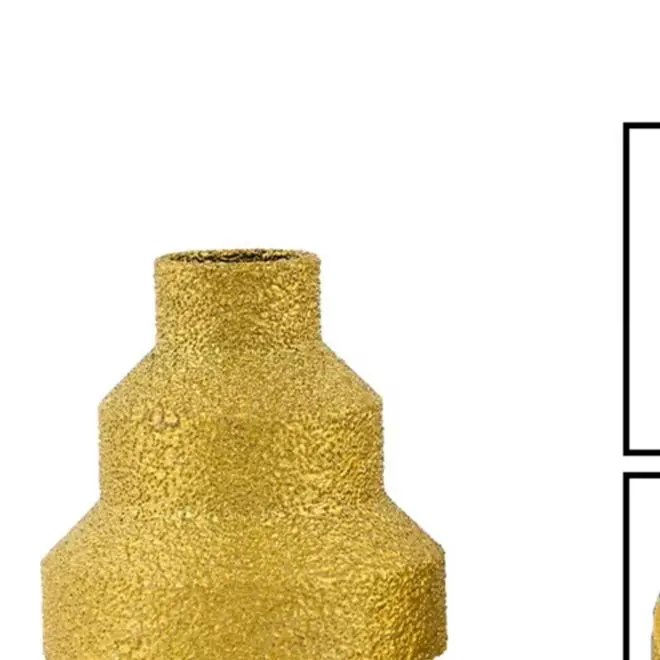 20 35 50mm Step Drill Bit Straight Flute Milling Gold Emery Hole Opener For Metal Marble Aluminum Woodworking Power Tools