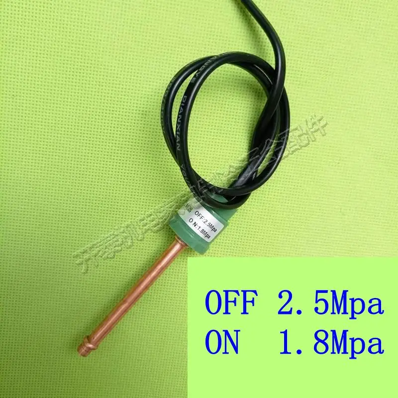 

OFF 2.5Mpa ON 1.8Mpa Air Conditioner Refrigeration parts 2 Terminals/Wire Pressure Control Switch Protector switch