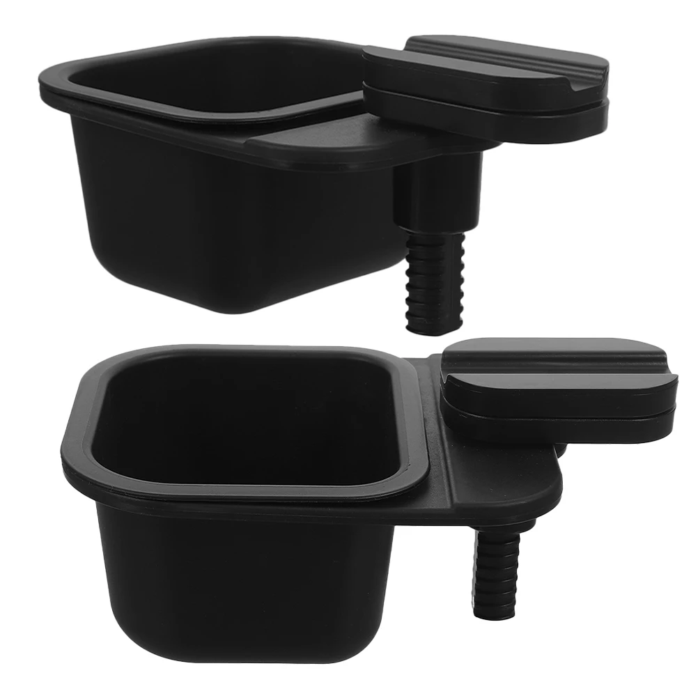 

2Pcs Desktop Storage Box Garbage Can Trash Bin with Clamp for Office Desk Easy Clean Medium Capacity Organizing Solution
