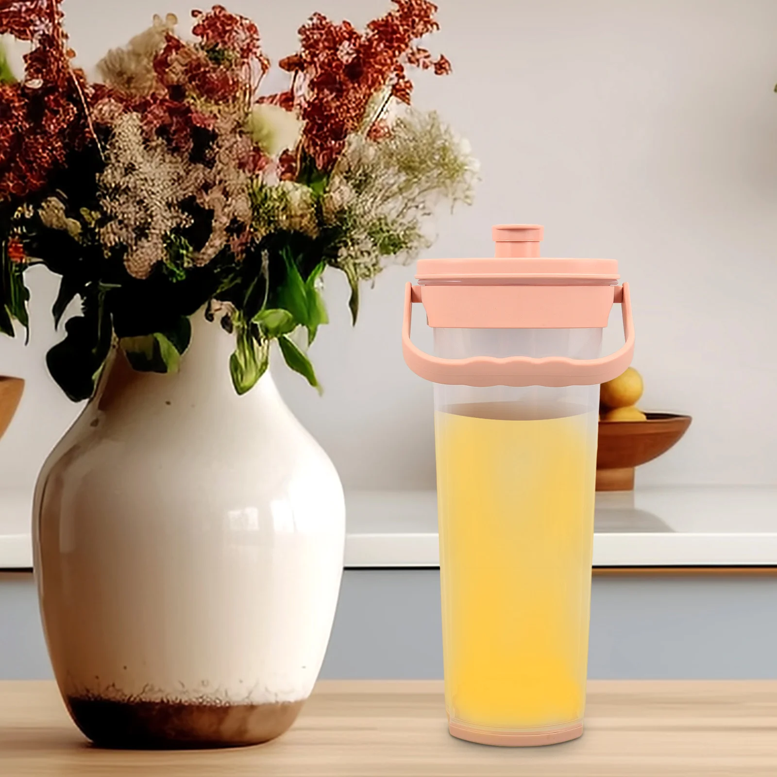 

Ecofriendly Reusable Water Jug Fridge Beverage Container Perfect for Cold Water Milk Tea Coffee Suitable for Parties and Daily