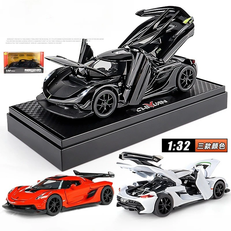 

Модель суперкара 1:32, коллекционная машинка из сплава, украшение для автомобиля, игрушка-подарок для мальчиков