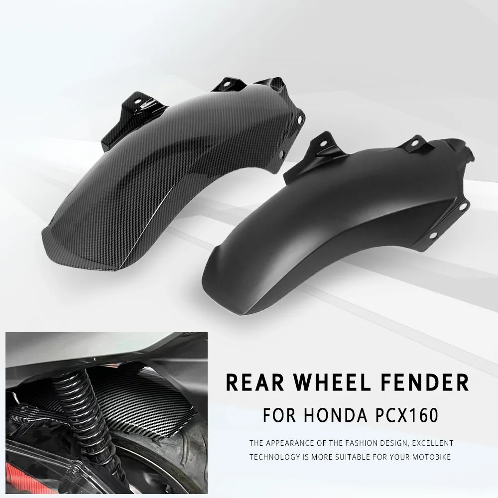 

For Honda PCX160 PCX 160 2021 2022 Motorcycle Accessories Rear Wheel Extender Fender Mudguard Front Fender Slider