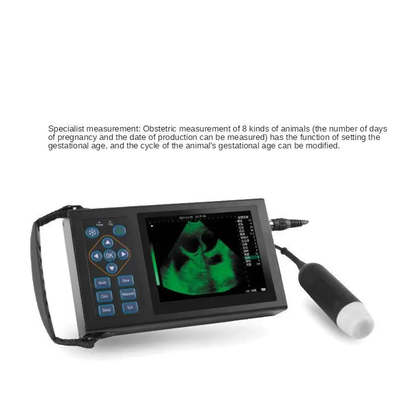 Portable Veterinary Ultrasound Machine Mechanical Fan Scan Ultrasound Diagnostic Instrument, High Configuration Version ne