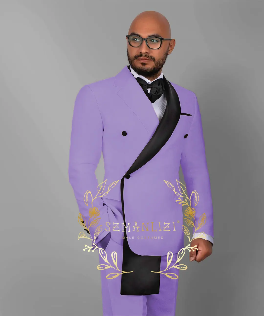 Fashion Business Beige Suits For Men Wedding Suits Ternos Masculinos Slim Fit Groom Tuxedos Costume Homme 2 Pieces (Coat+Pants)
